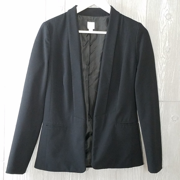 LC Lauren Conrad Jackets & Blazers - Lauren Conrad 2 open black stretch blazer EUC